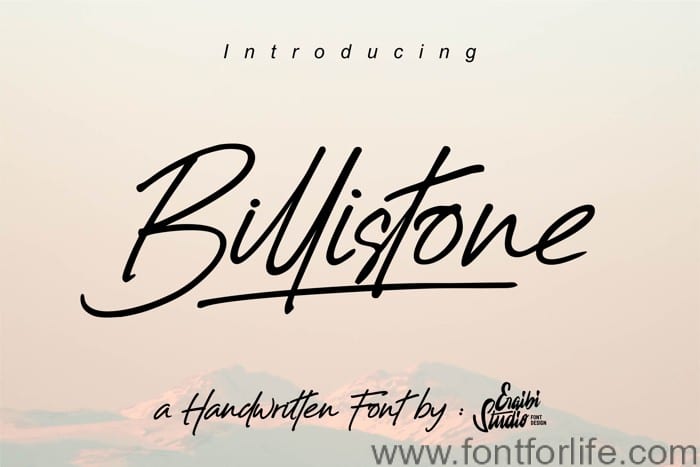 Billistone Font