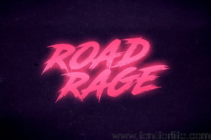 Road Rage Font