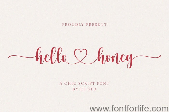 hello honey Font
