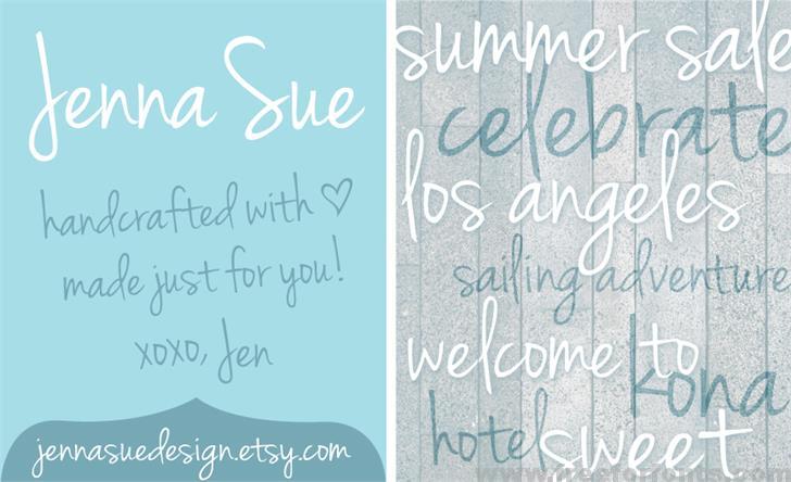 Jenna Sue font
