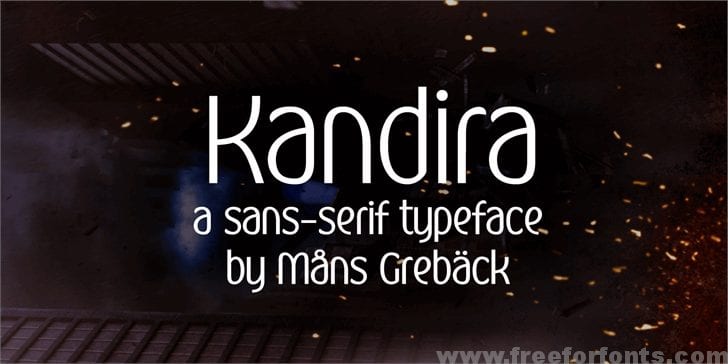 Kandira PERSONAL font