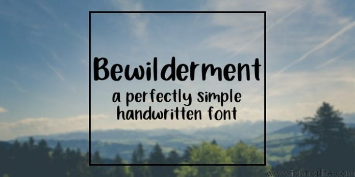 Bewilderment Font