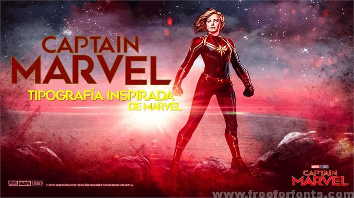 CaptainMarvel font