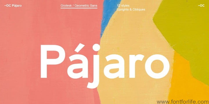 Pajaro Font Family