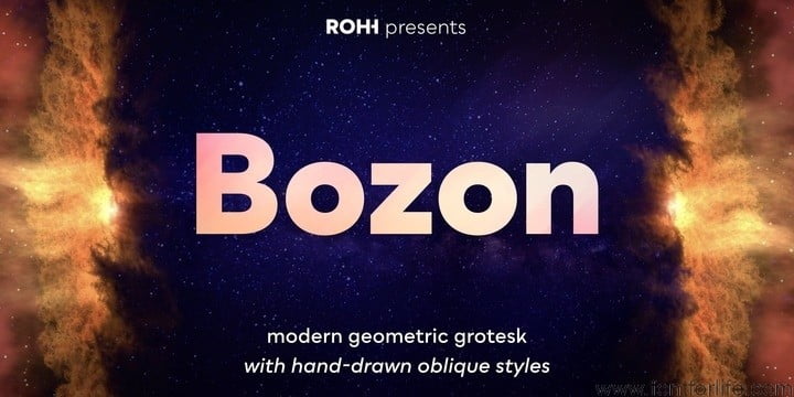 Bozon Font