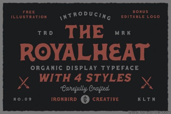 The Royalheat Font