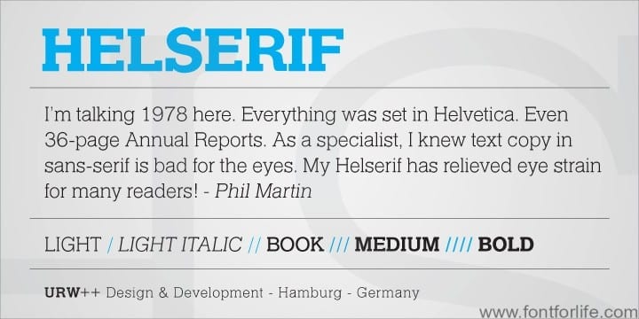 Helserif Font Family