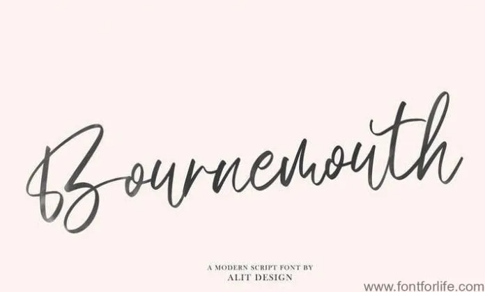 Bournemouth Font