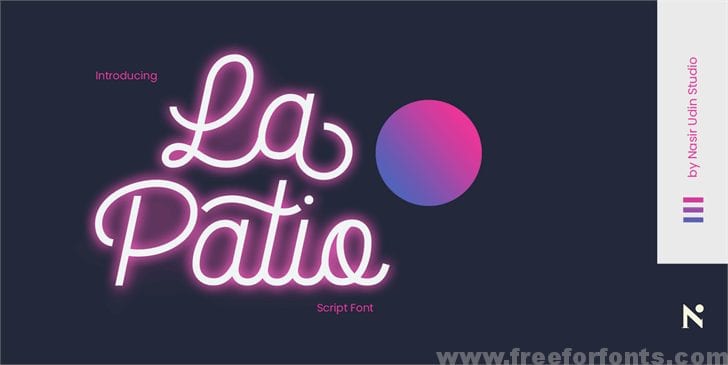 La Patio font