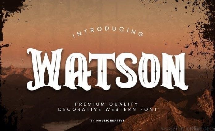 Watson - Vintage Western Font