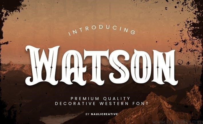 Watson - Vintage Western Font