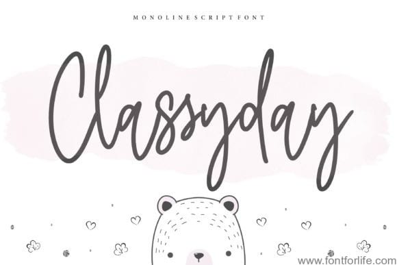 Classyday Font