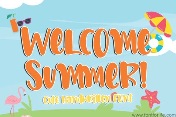Welcome Summer Font