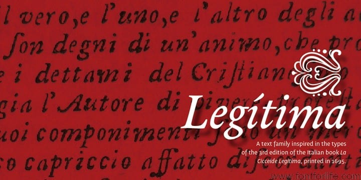 Legitima Font Pair