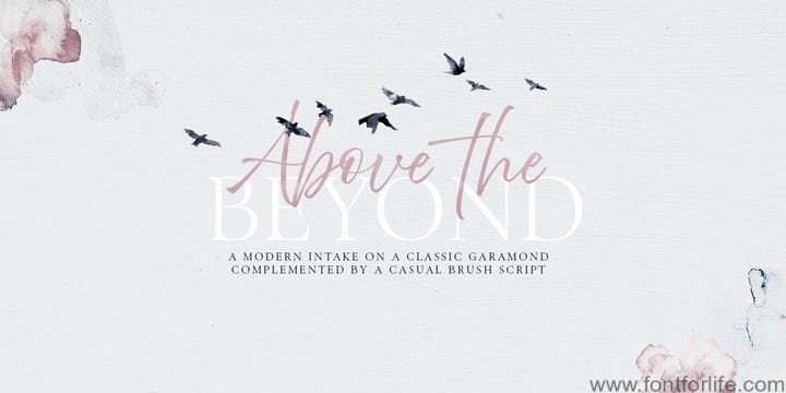 Above the Beyond Fonts