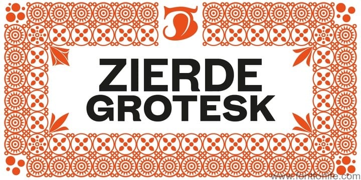 Zierde Grotesk Font