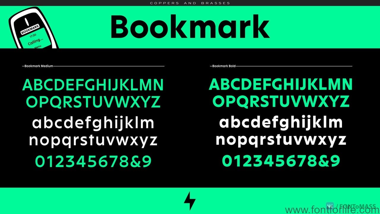 Bookmark Font