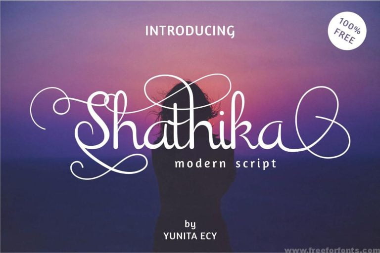 Shathika Script Font Free Download