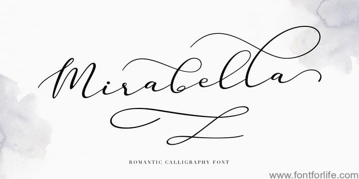Mirabella Script Font