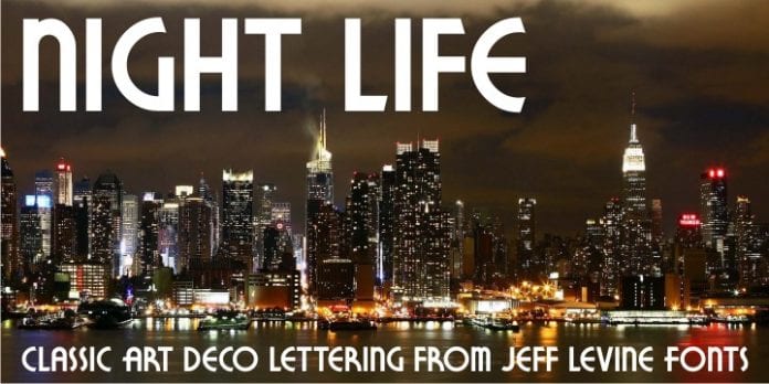 Night Life JNL Font