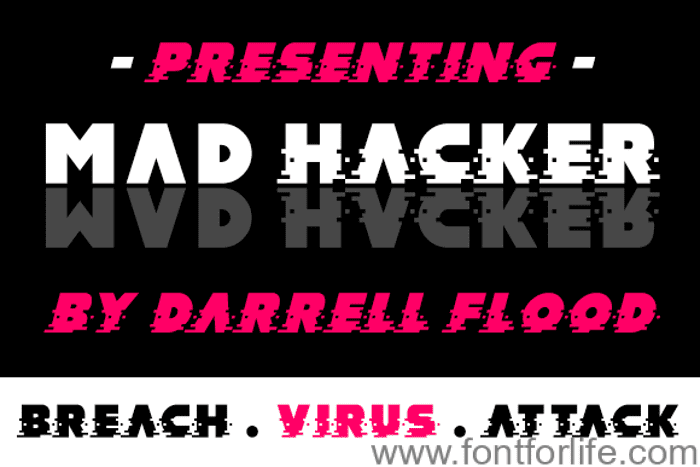 MAD hacker Font