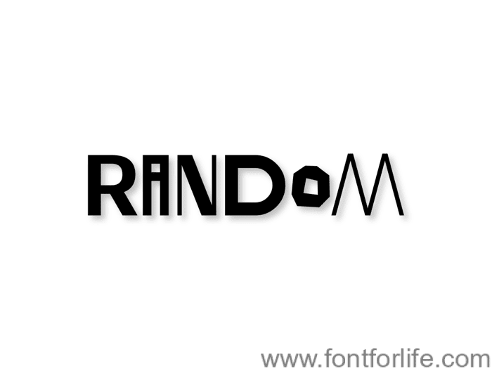 Random 12 Font