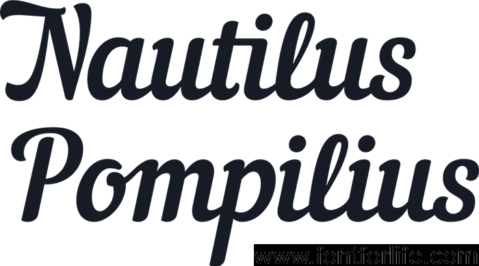 Nautilus Pompilius Font