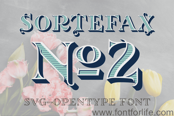 Sortefax No2 Font