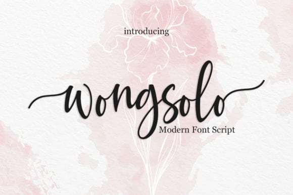 Wongsolo Font