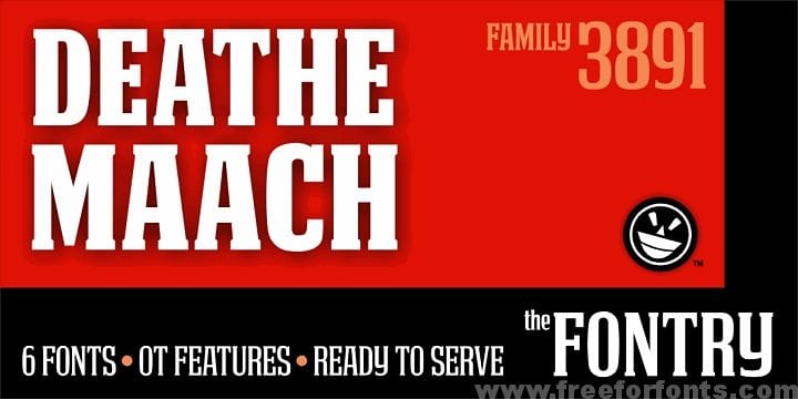 DEATHE MAACH NCV font