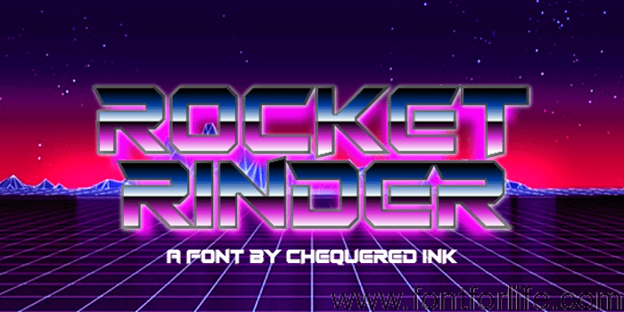 Rocket Rinder Font