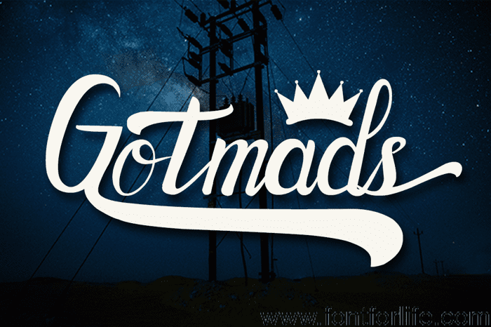 Gotmads Font