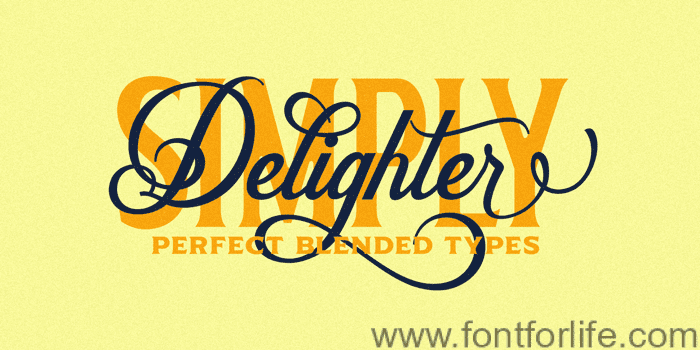 Delighter Script Font