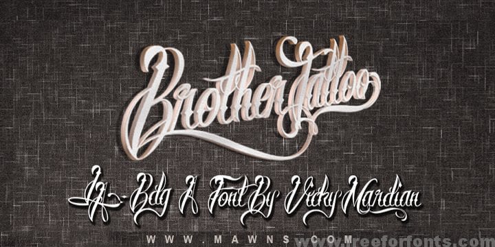 Brother Tattoo font