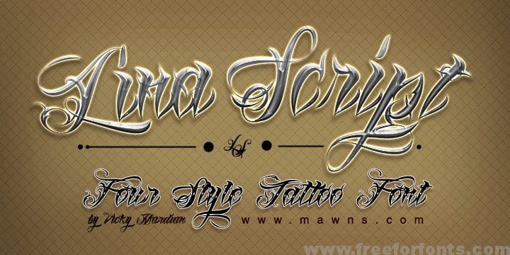 Lina Script font