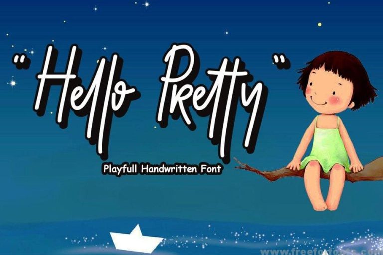 Hello Pretty Playful Font