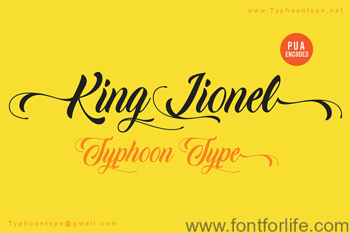 King Lionel (Personal Use) Font