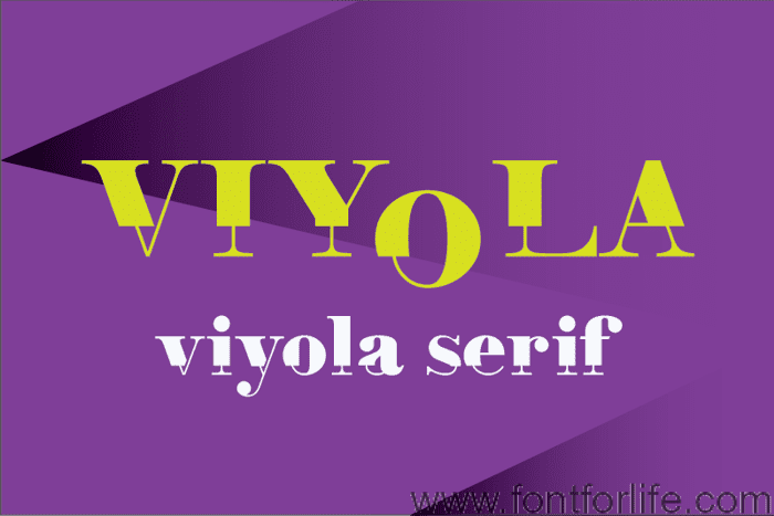 Viyola Font