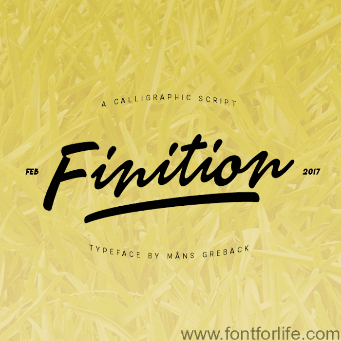 Finition Font