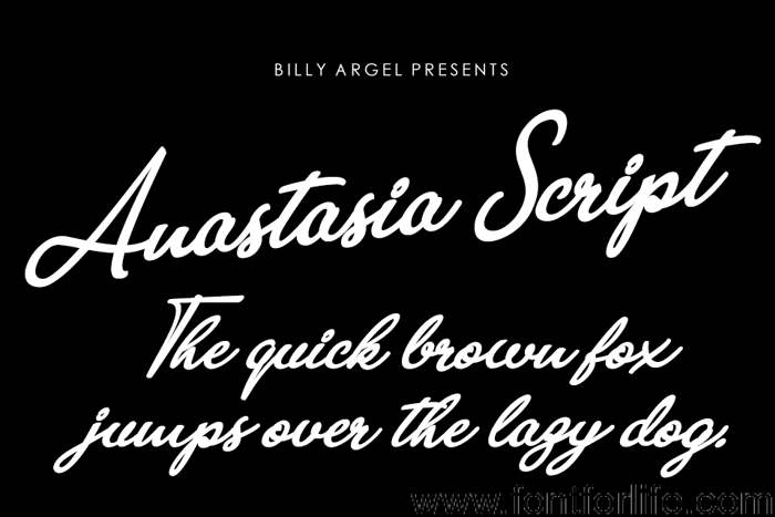 Anastasia Script Font