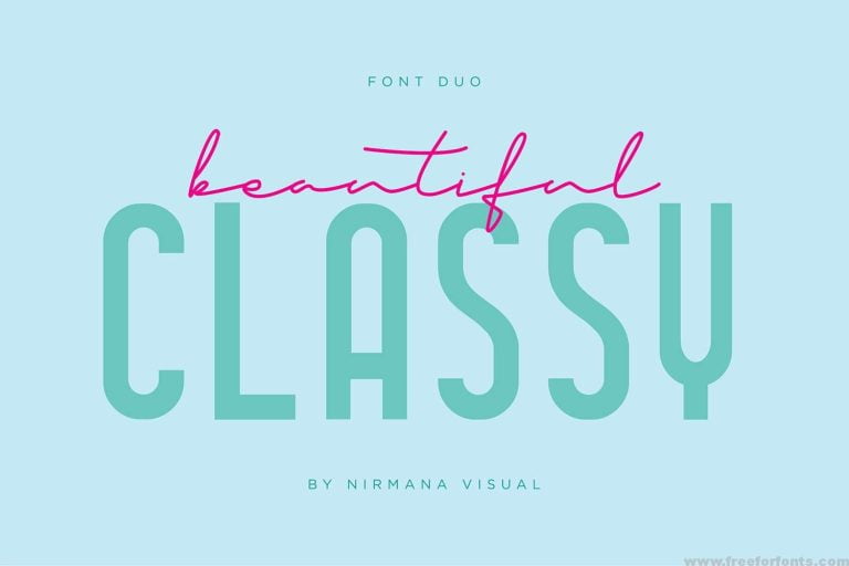 Classy Font Duo Free Download