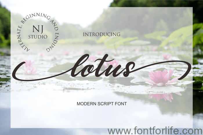 lotus Font