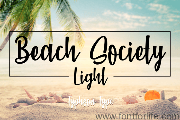 Beach Society Font