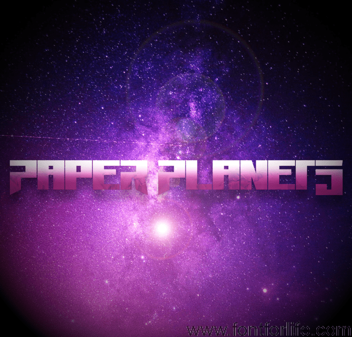 Paper Planets Font