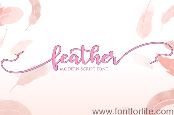 feather Font