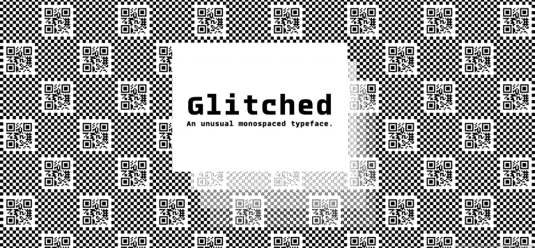 Glitched Font Family