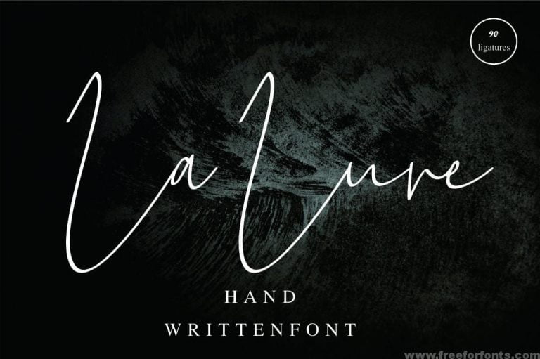 La Lune Handwritten Font Free Download