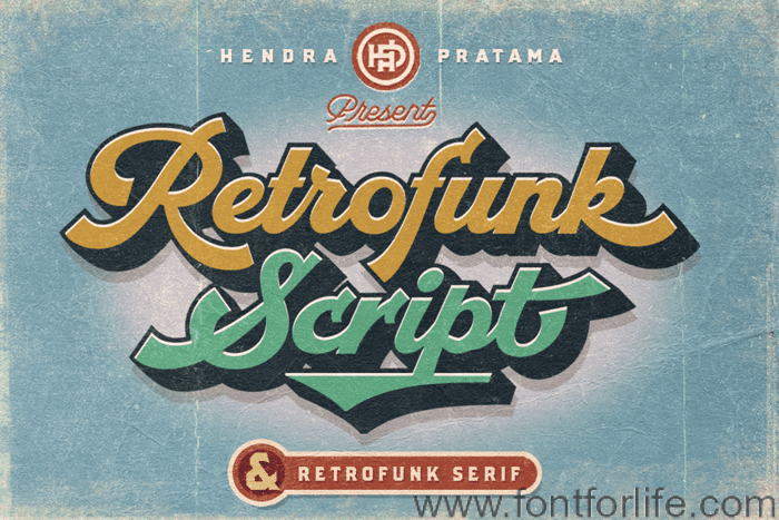 Retrofunk Script (Personal Use) Font