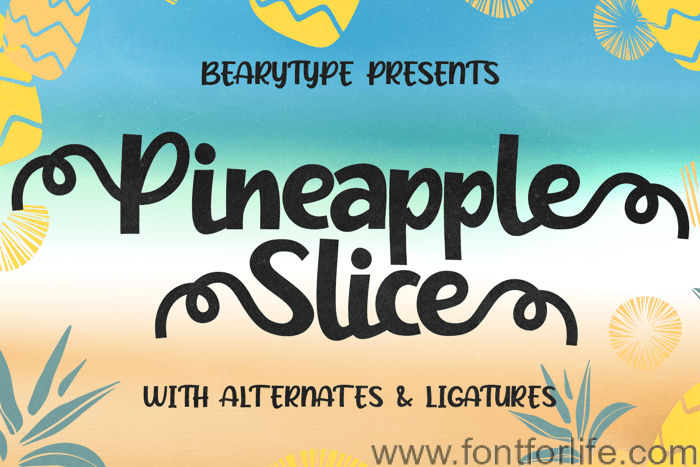 Pineapple Slice Font