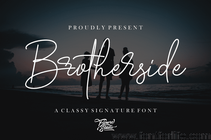 Brotherside Signature Font